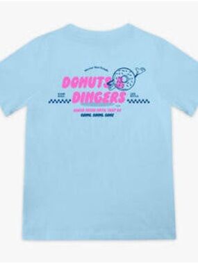 Baseball lifestyle  donut tee in adult small